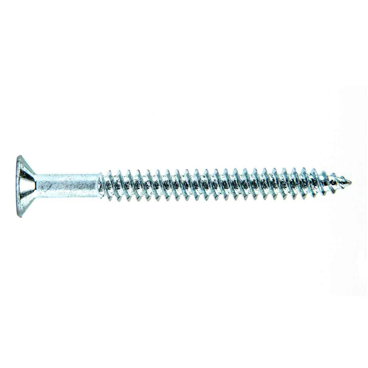 Rikä TWSR044 Woodscrew Twin-Thread CSK BZP 12 x 4in 100pk